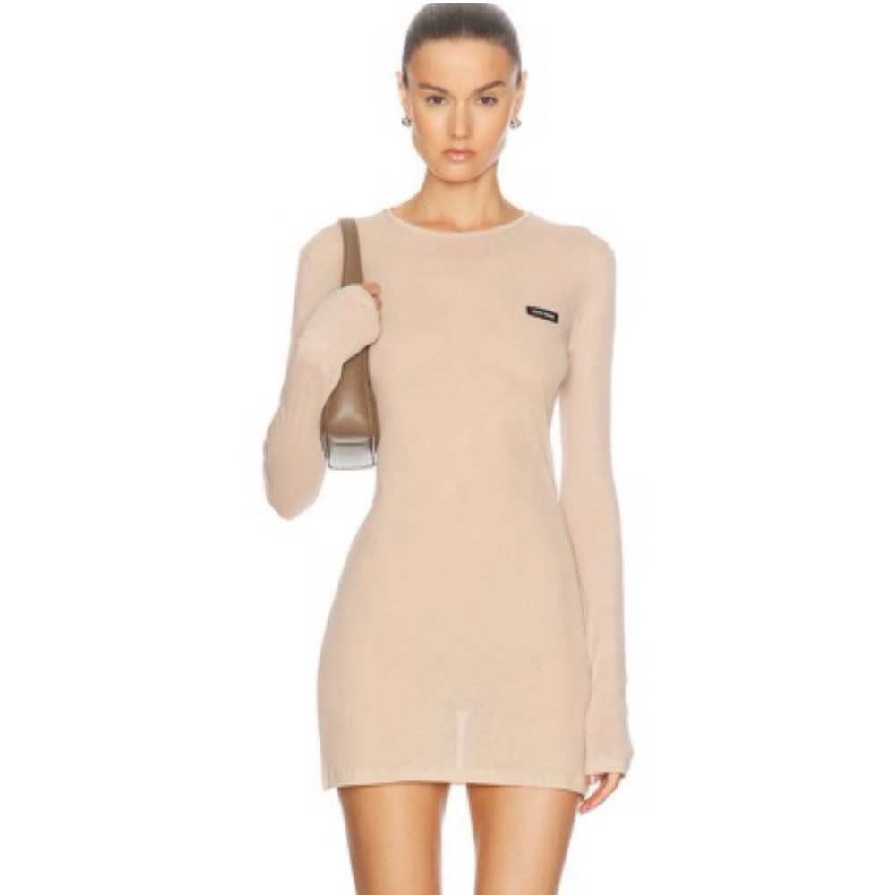 Miu Miu Garment-dyed mini dress